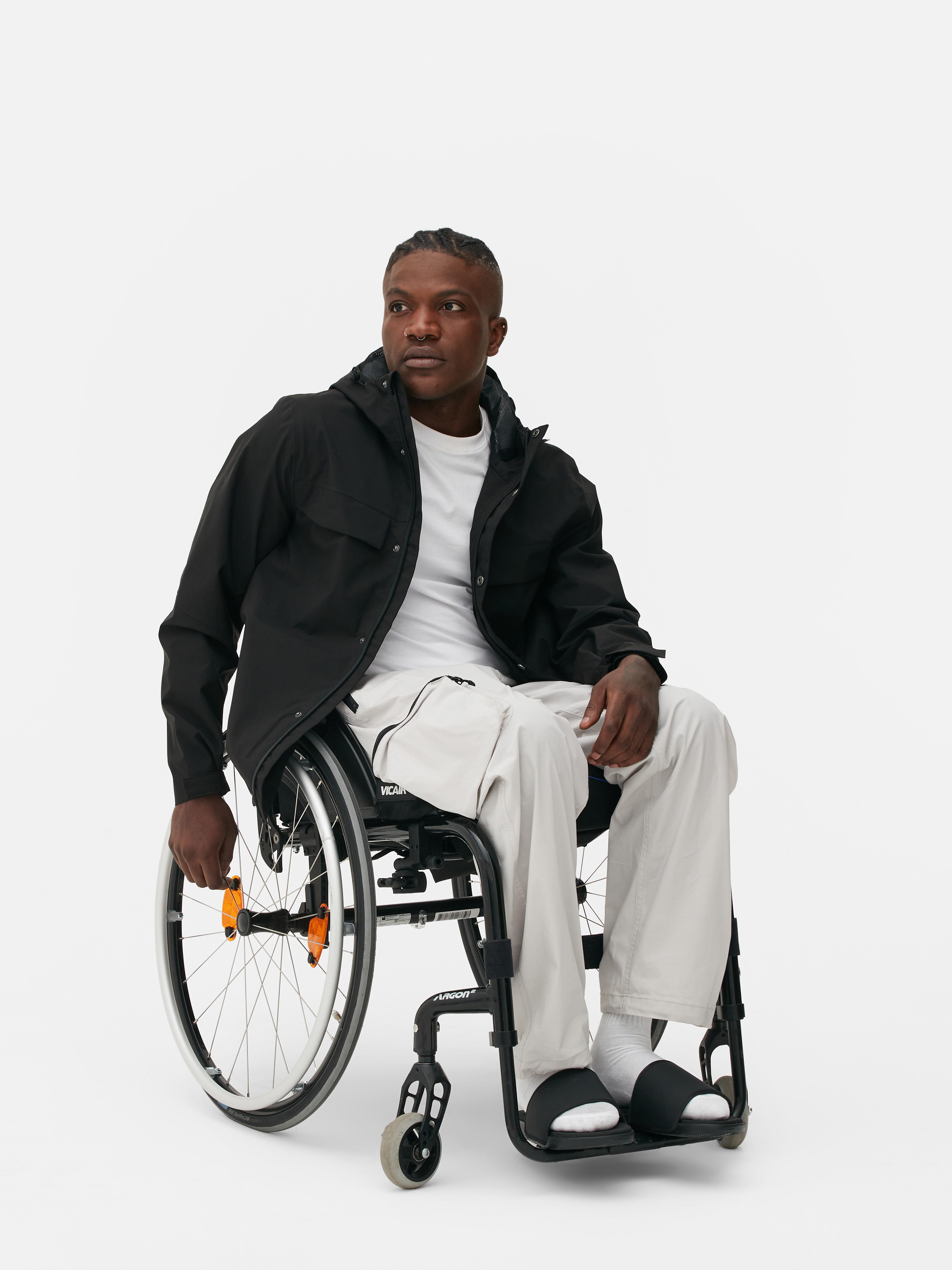 Zip-Up Hooded Raincoat