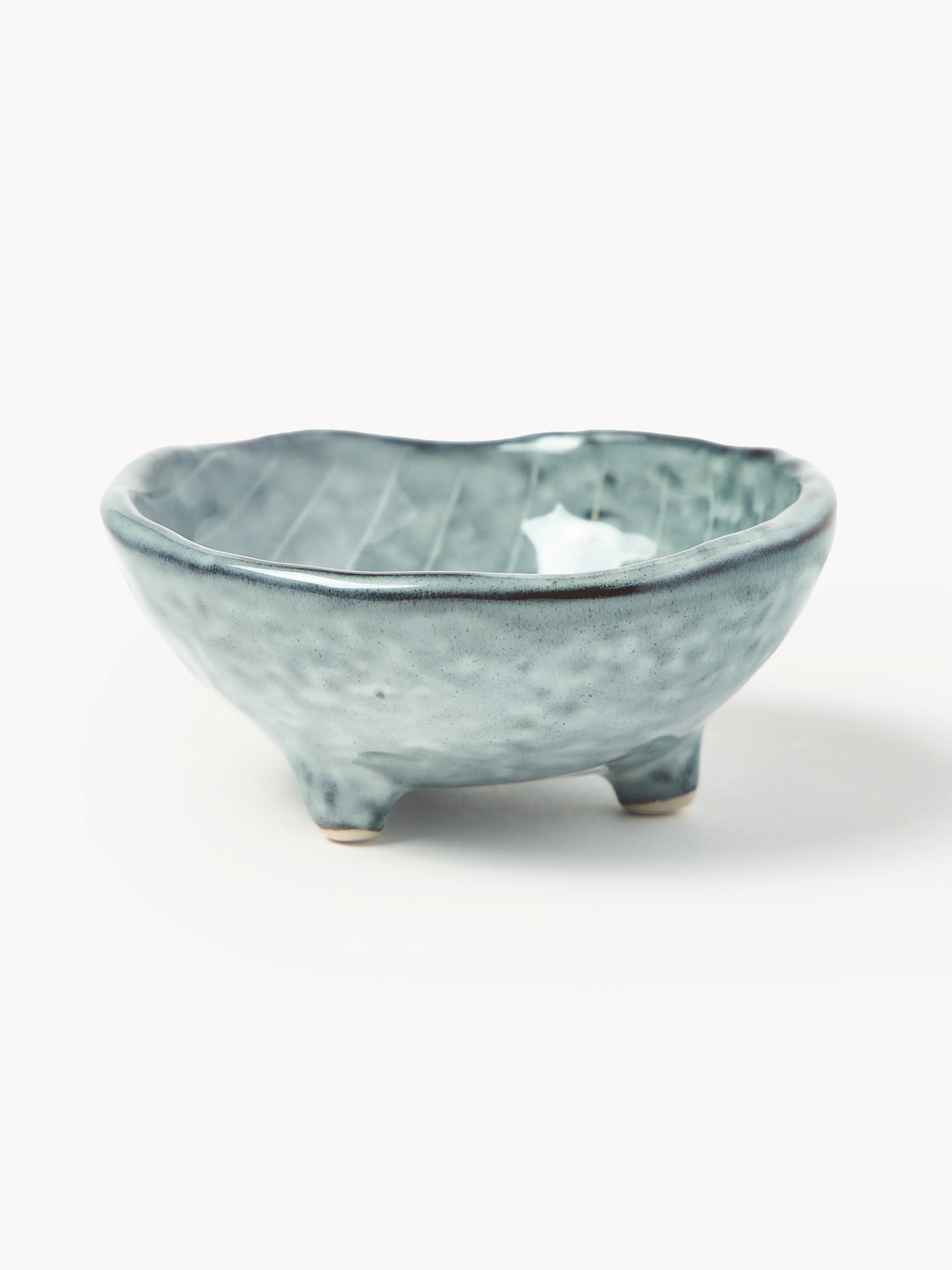 Handgemachte Dipschalen Nordic Sea, 4er-Set