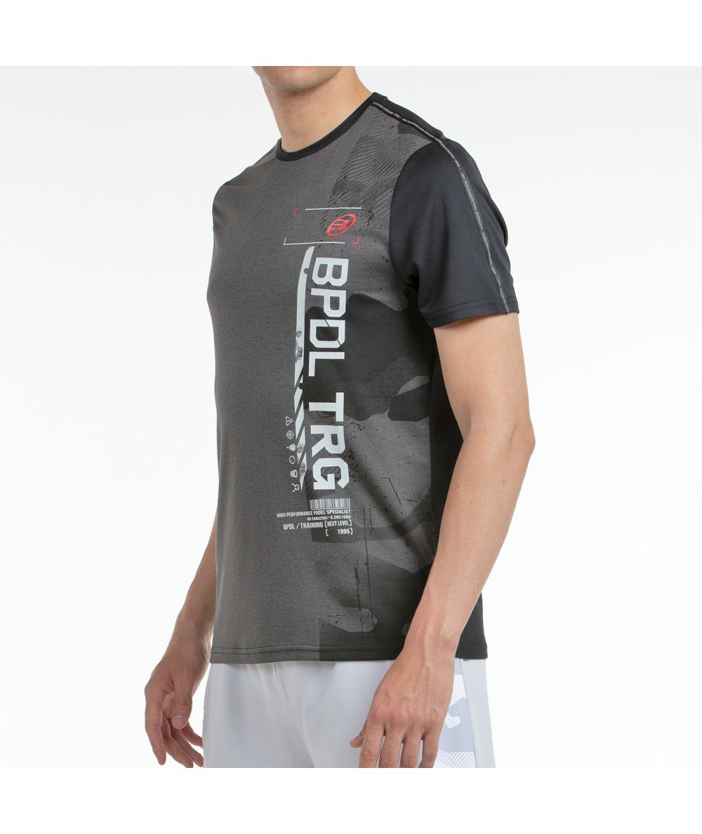 CAMISETA BULLPADEL ESTRE NEGRO