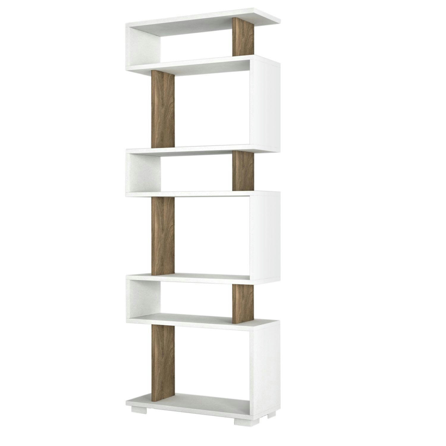 BLOK - Etagère bibliothèque design scandinave L. 60 x H. 165 cm