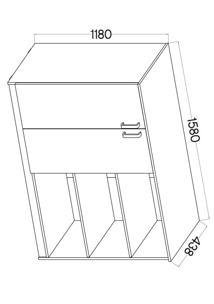Komoda TEKSAS 2F830 JS