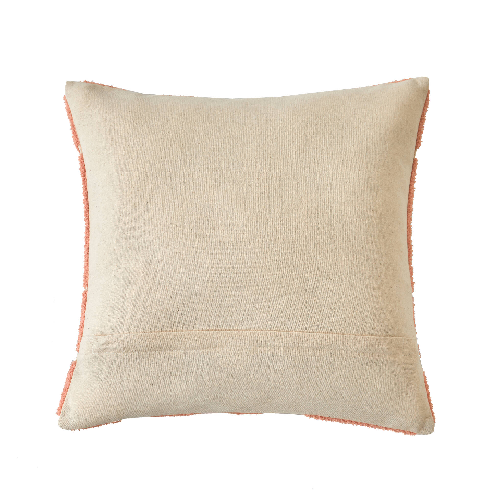 Coussin fleuri éponge bouclette reliefée