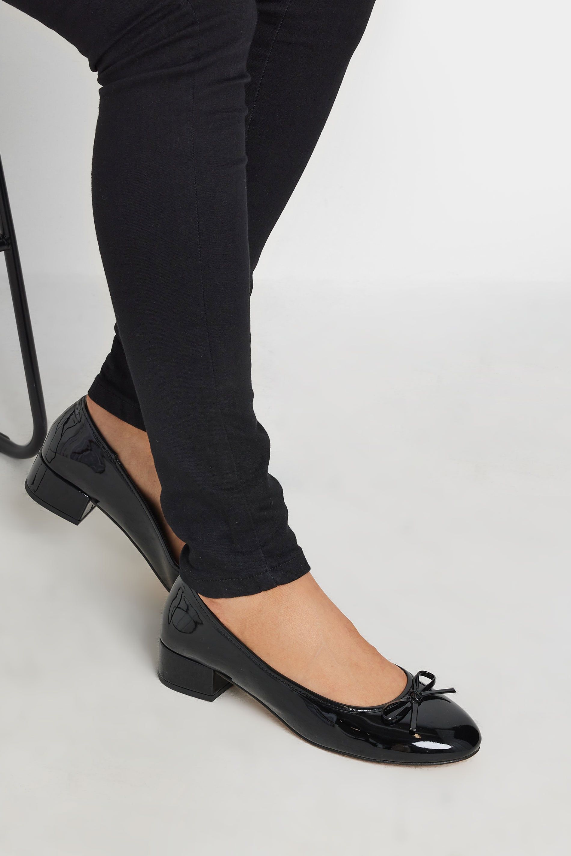 Long Tall Sally Heeled Ballet Pumps
