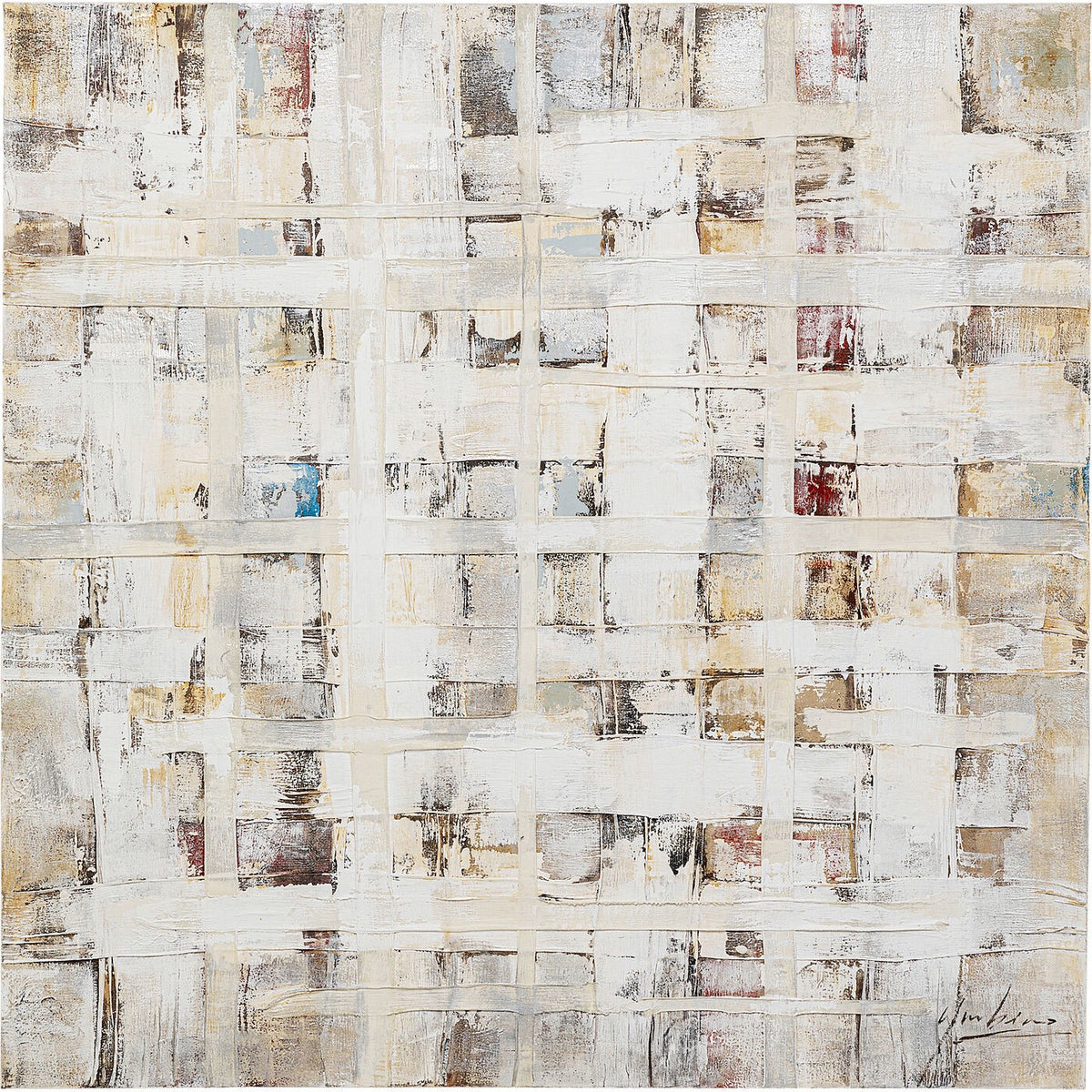 Kare Design Schilderij Treccia 120x120cm