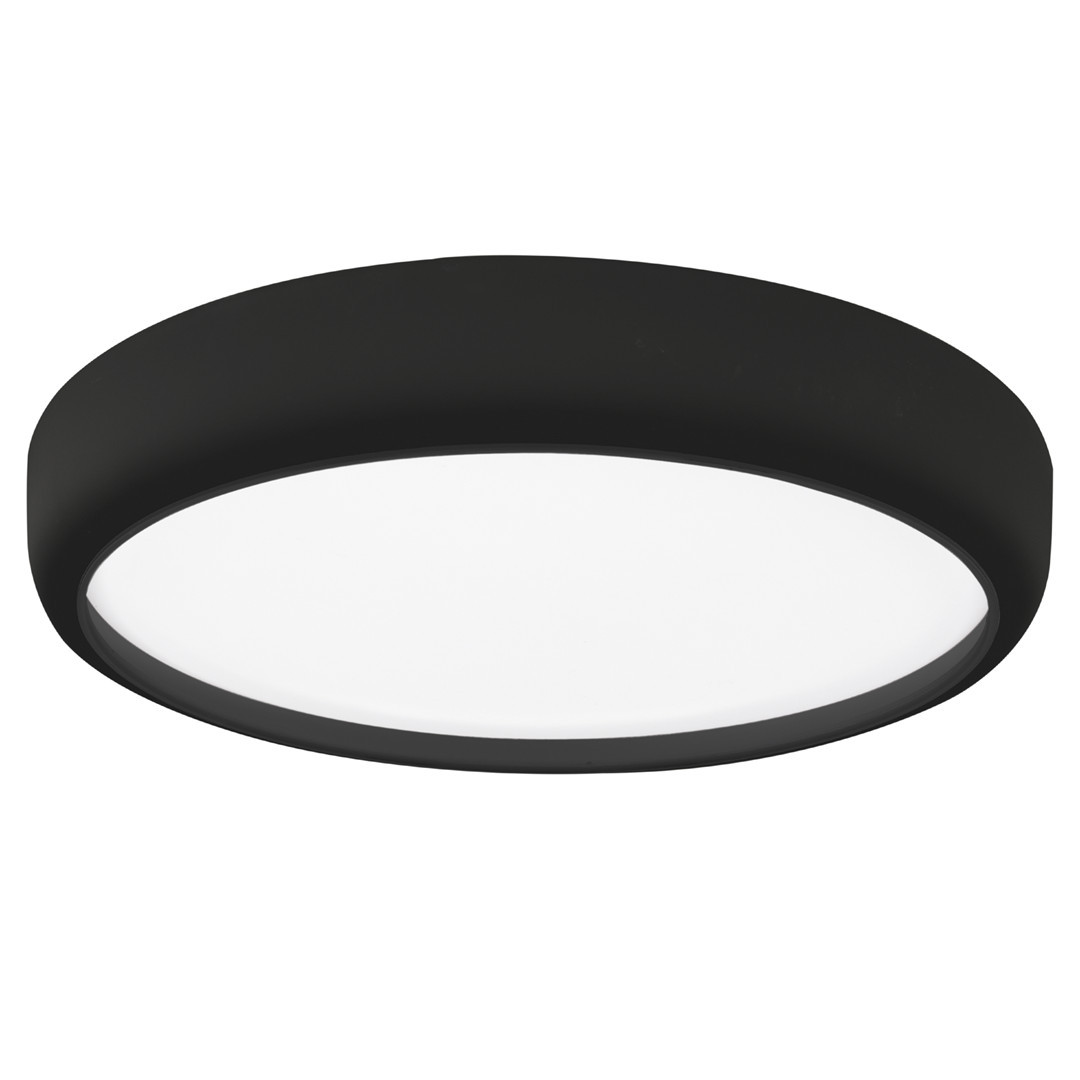 Plafon GEAokrągły czarno-biały LED 1x36W 39cm 2520lm IP20 Milagro