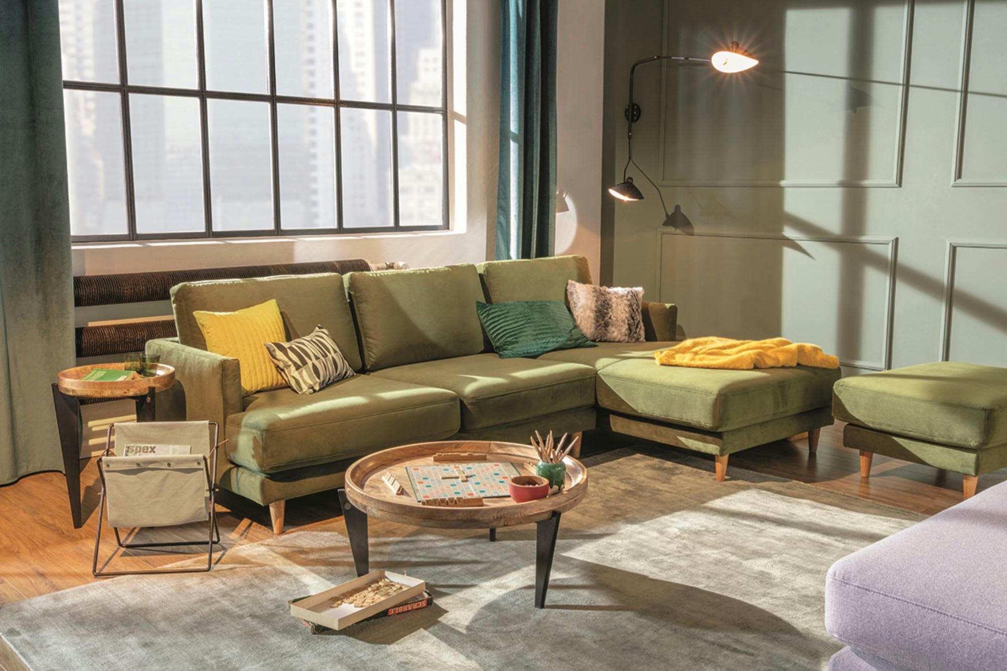 SHINE - Tapis élégant doux et brillant en viscose argent 65x135