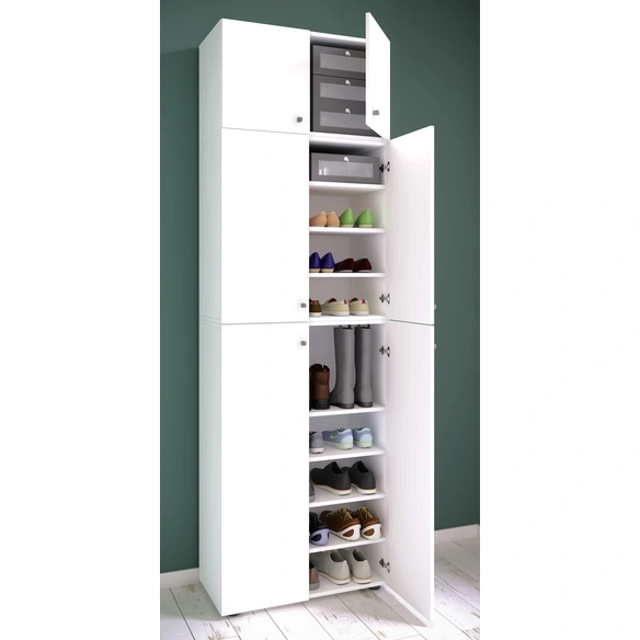 Schuhschrank »Lona«, BxHxL: 39 x 223 x 70 cm, Holzwerkstoff
