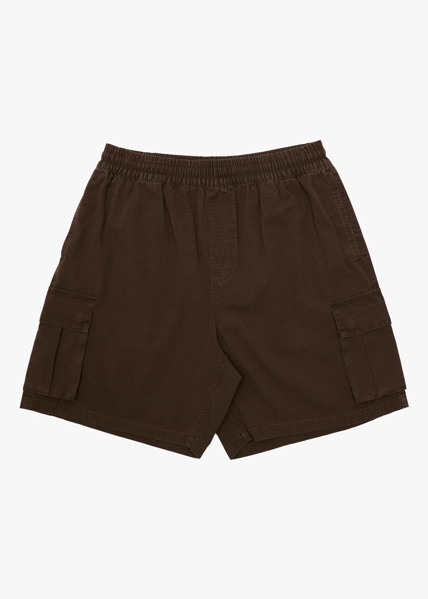 AFENDS Mens Ripped Out 98 - Oversized Cargo Short 20 - Coffee