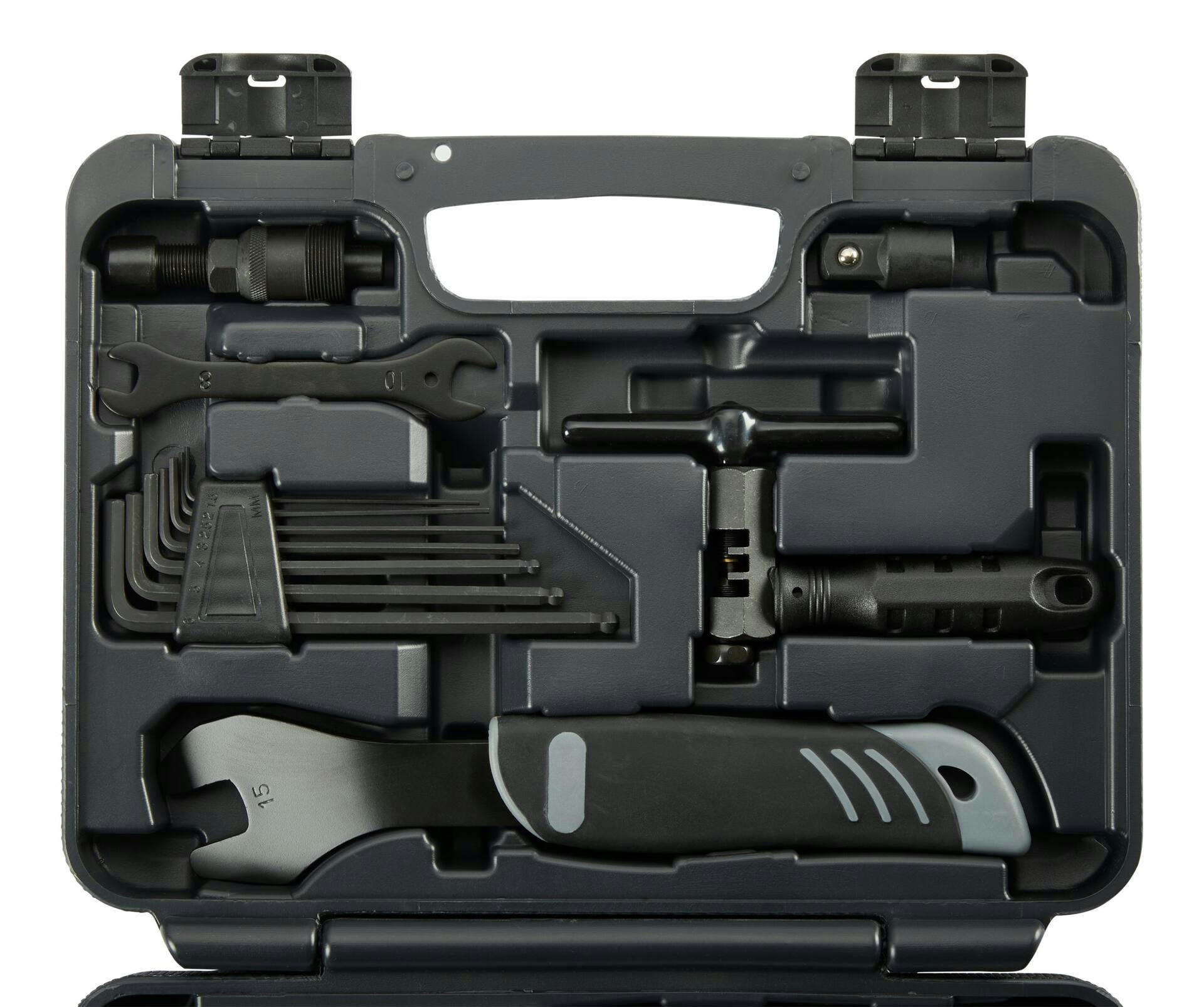 Raleigh Advanced Bicycle Tool Kit, 24-pc, Black