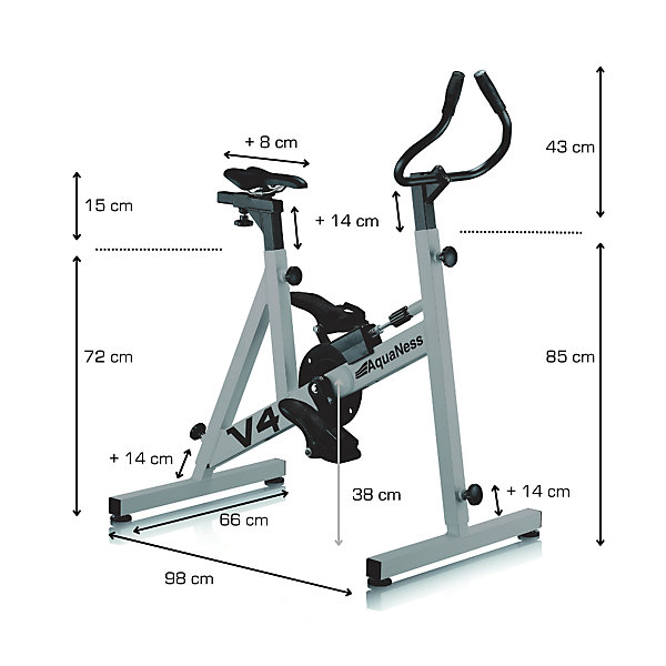 Aquaness - Aquabike V4 - Vélo de piscine