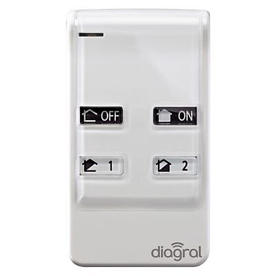 Pack alarme Diagral Précision sirène DIAG03CSF   Détecteur d'ouverture DIAG39APX   Télécommande multifonction AL41ACK