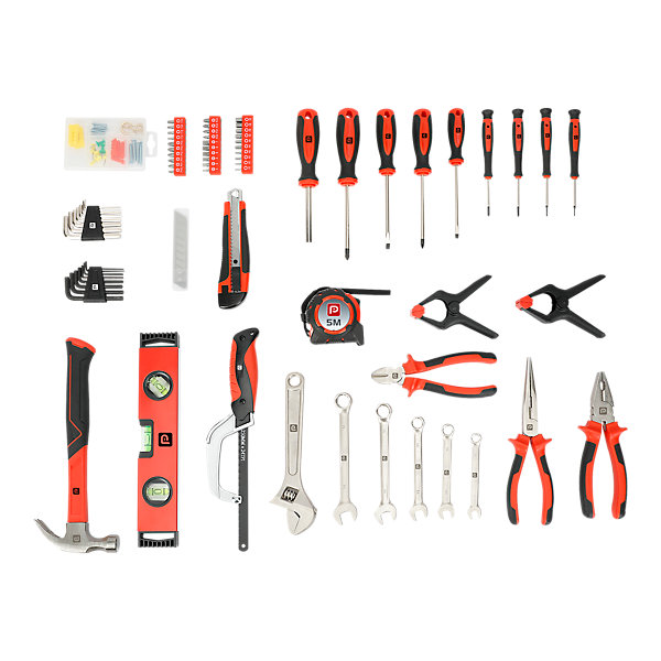 Ensemble d’outils 106 pièces avec sac à outils textile 41 cm – Performance Power