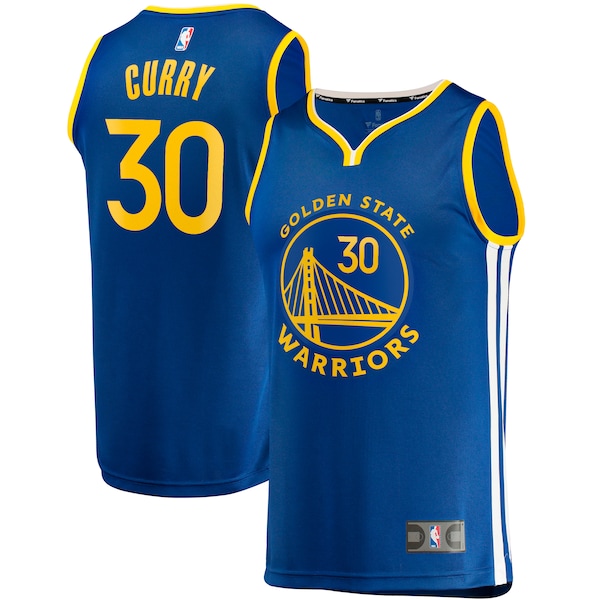Stephen Curry Golden State Warriors  Fast Break Replica Jersey -  Icon Edition - Royal
