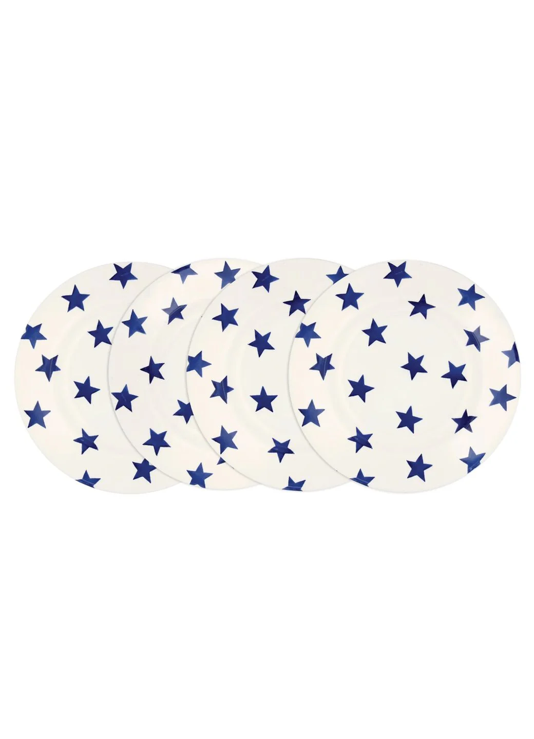 Blue Star Medium Dinner Plate, 8.5 Inch - Set of 4