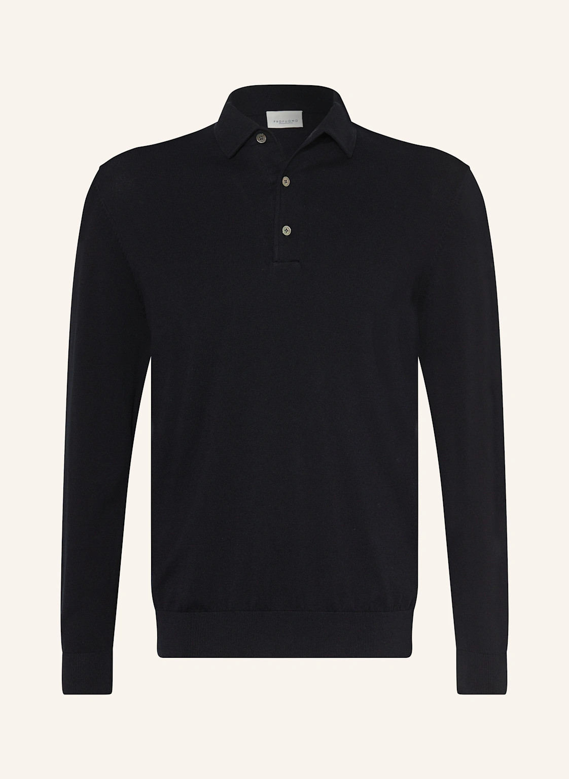 PROFUOMO Strick-Poloshirt