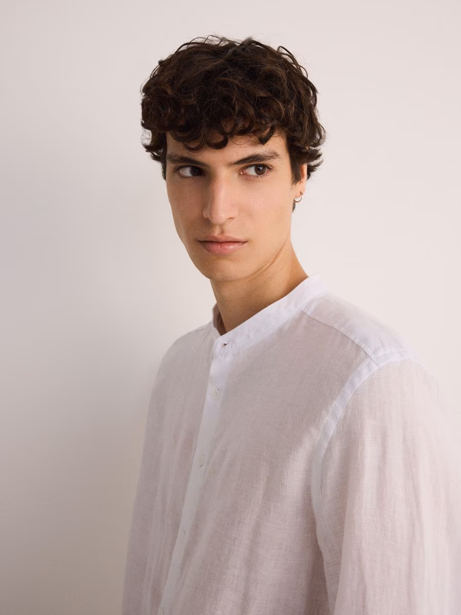 Regular Fit Linen Shirt