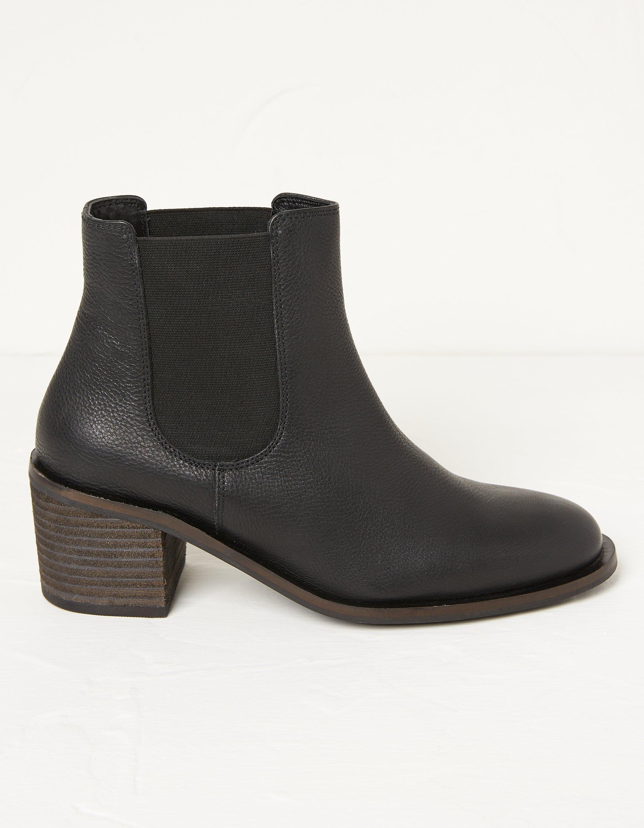 Zara Block Heel Chelsea Boot