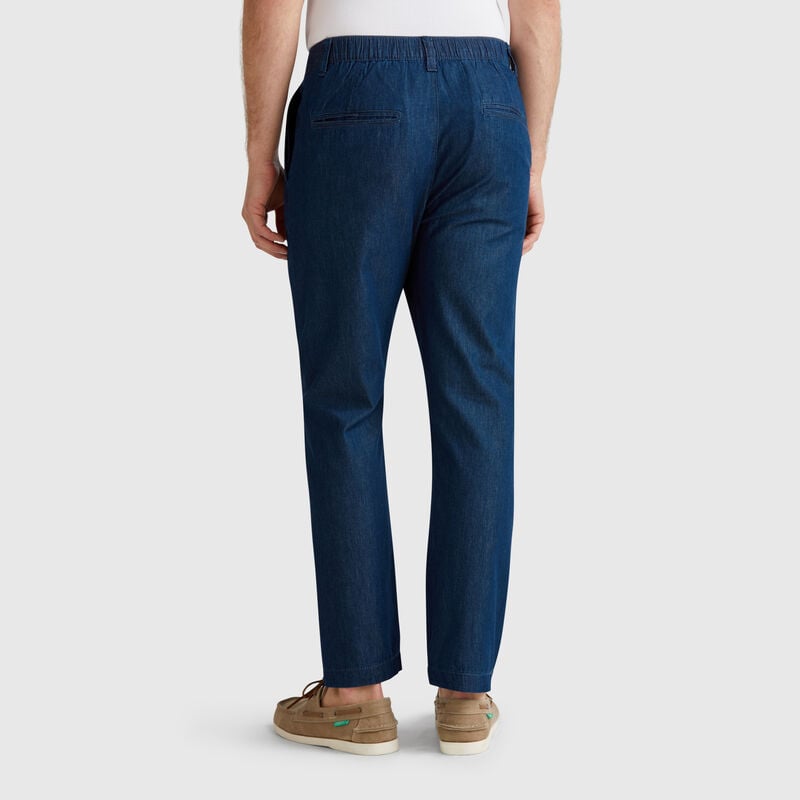 Pants in chambray