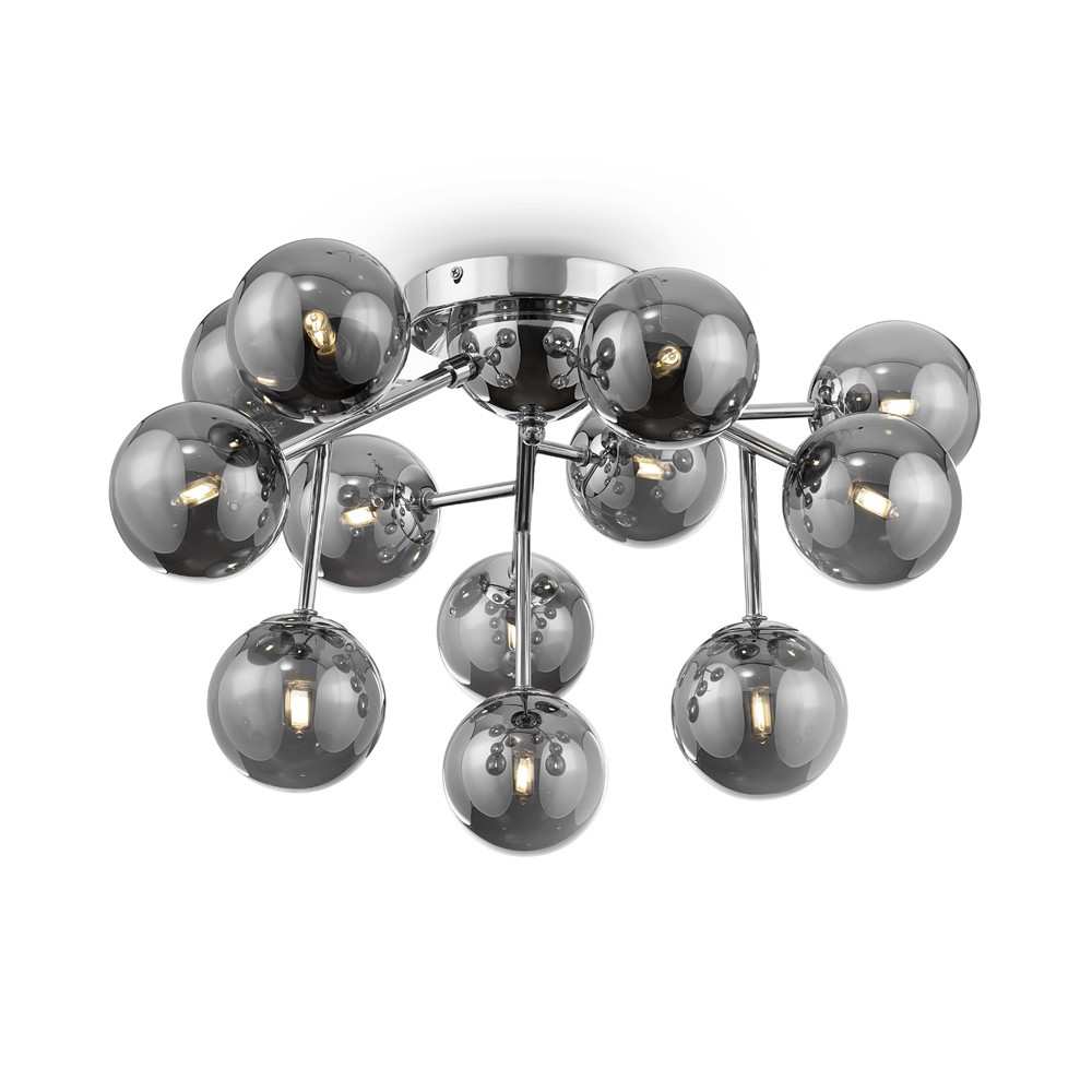 Lampa sufitowa chromowana dymiona DALLAS 12xG9x28W wym: 20x60x60 cm Maytoni