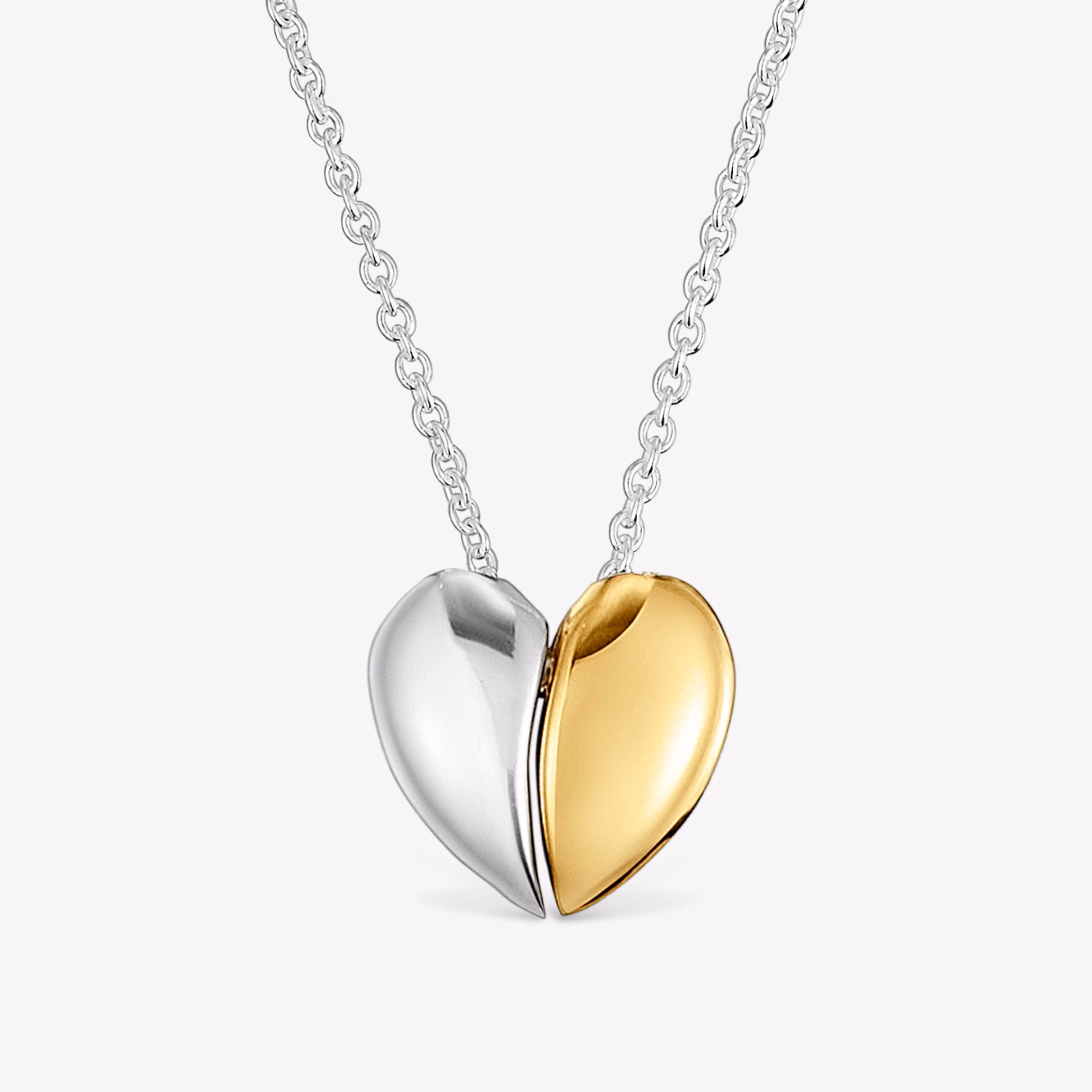 Collar corto doble corazón bicolor My Other Half