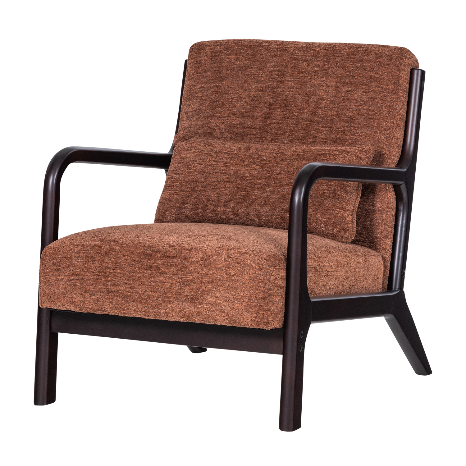 WOOOD Mark Fauteuil - Chenille - Bruin - 75x67x82