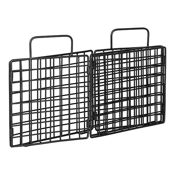 Panier en Fil Métallique Mora Noir 25x20x25 cm - élégance et Praticité