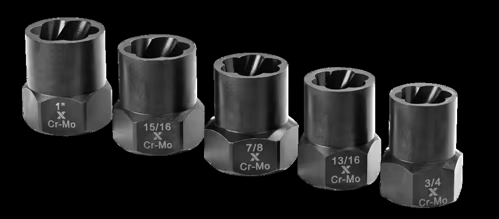MAXIMUM 1/2-in Drive Impact Bolt Remover, 5-pc