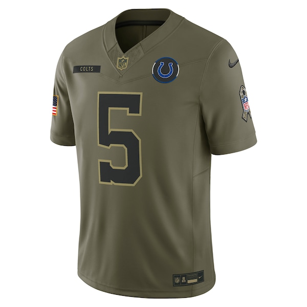 Anthony Richardson Sr. Indianapolis Colts Nike 2025 Salute to Service Limited Jersey - Olive