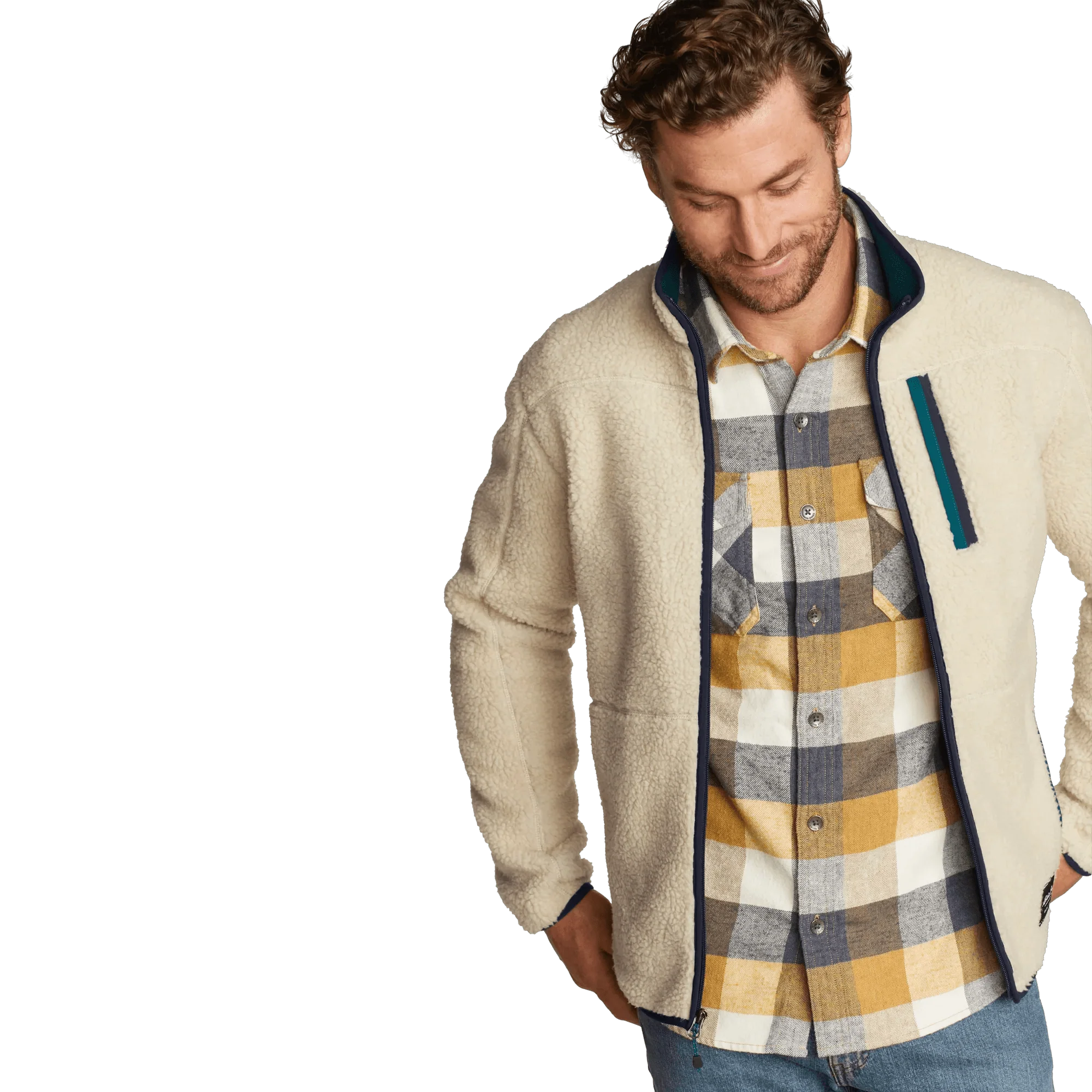 Men's Chilali Faux Shearling Fleece Jacket