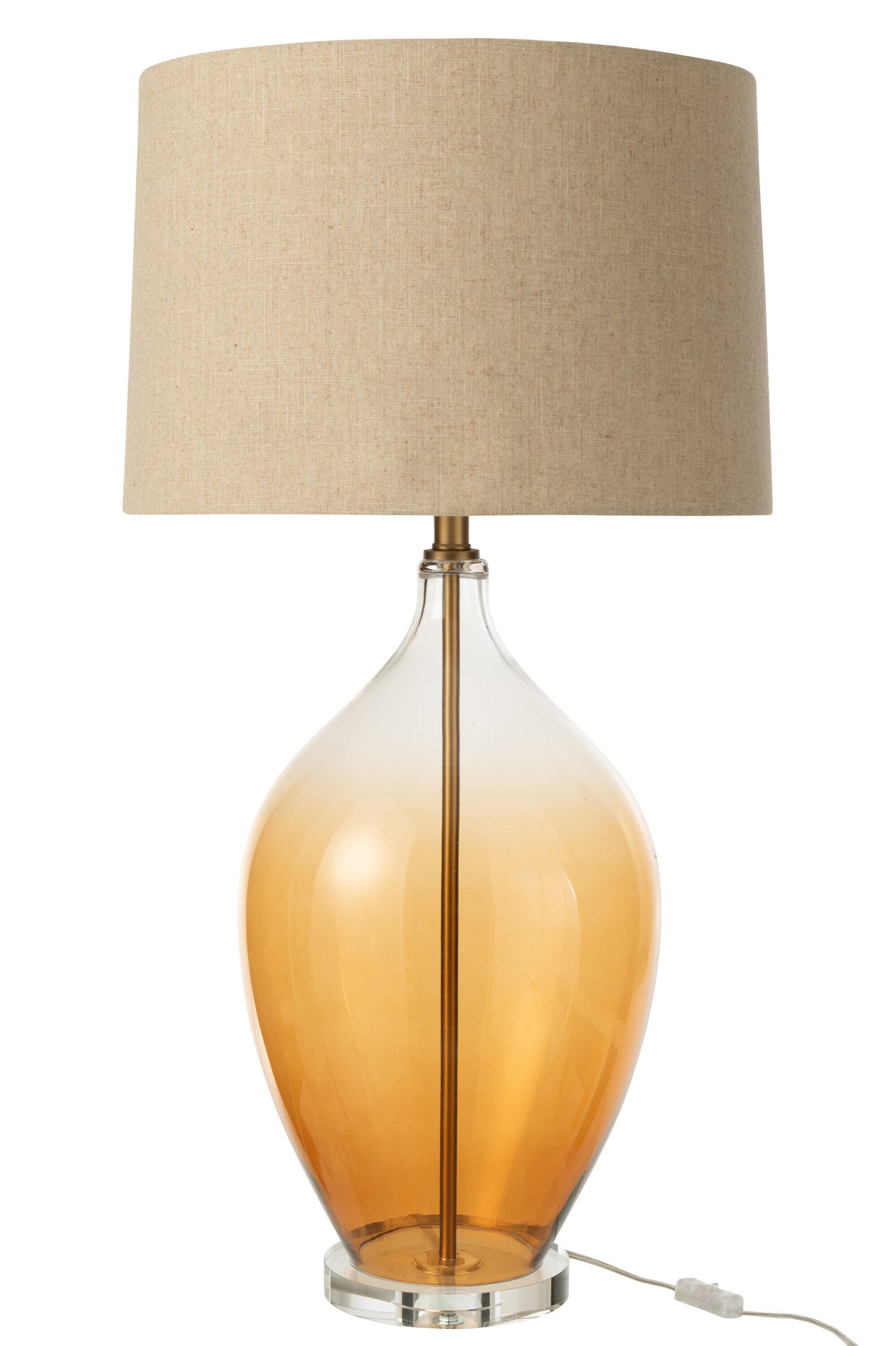 J-Line lamp - glas - amber