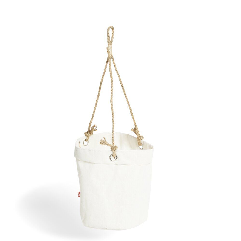 Pot suspendu en tissu avec poignées Ø20xH53cm