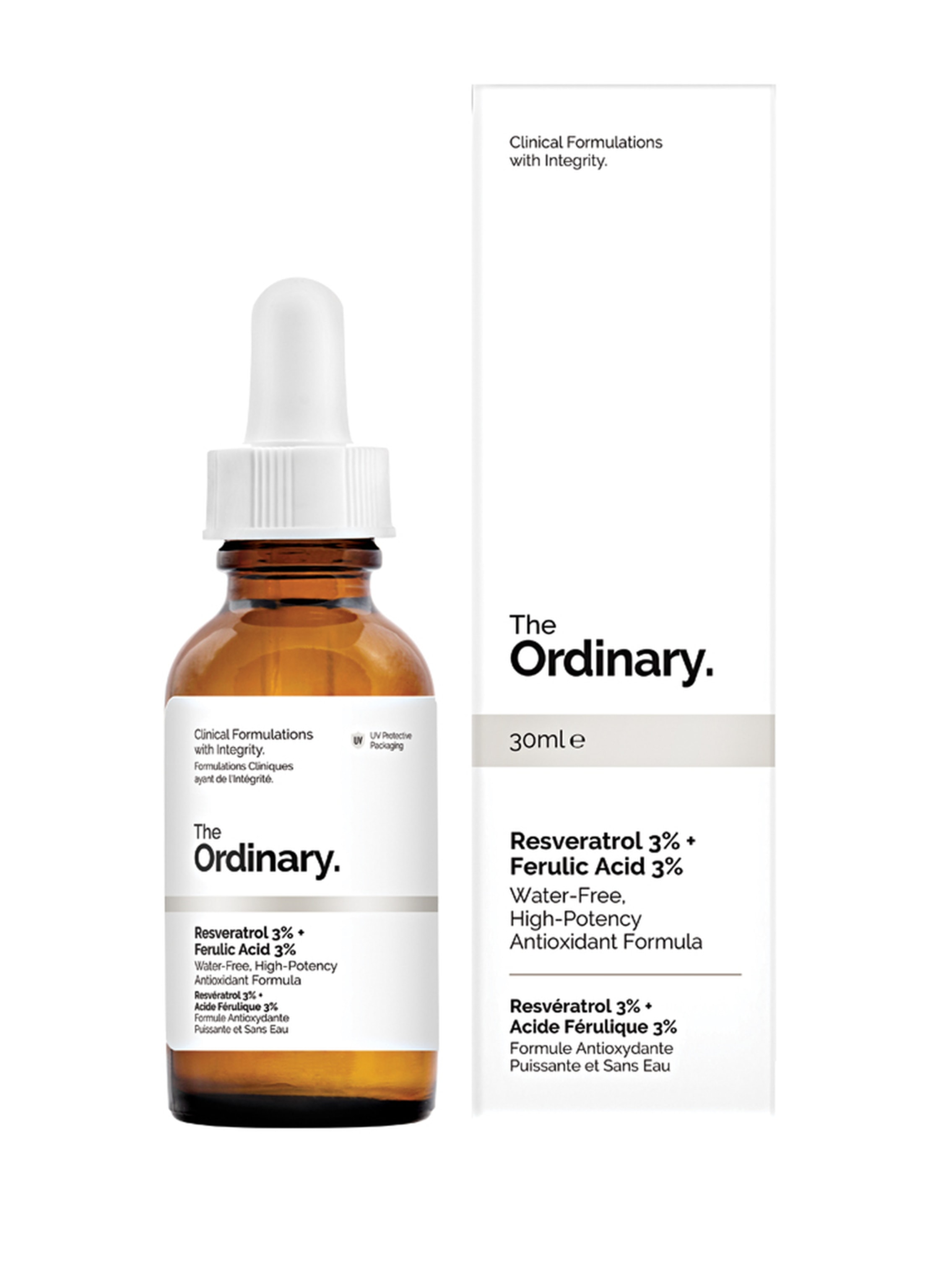 The Ordinary. RESVERATROL 3%   FERULIC ACID 3%