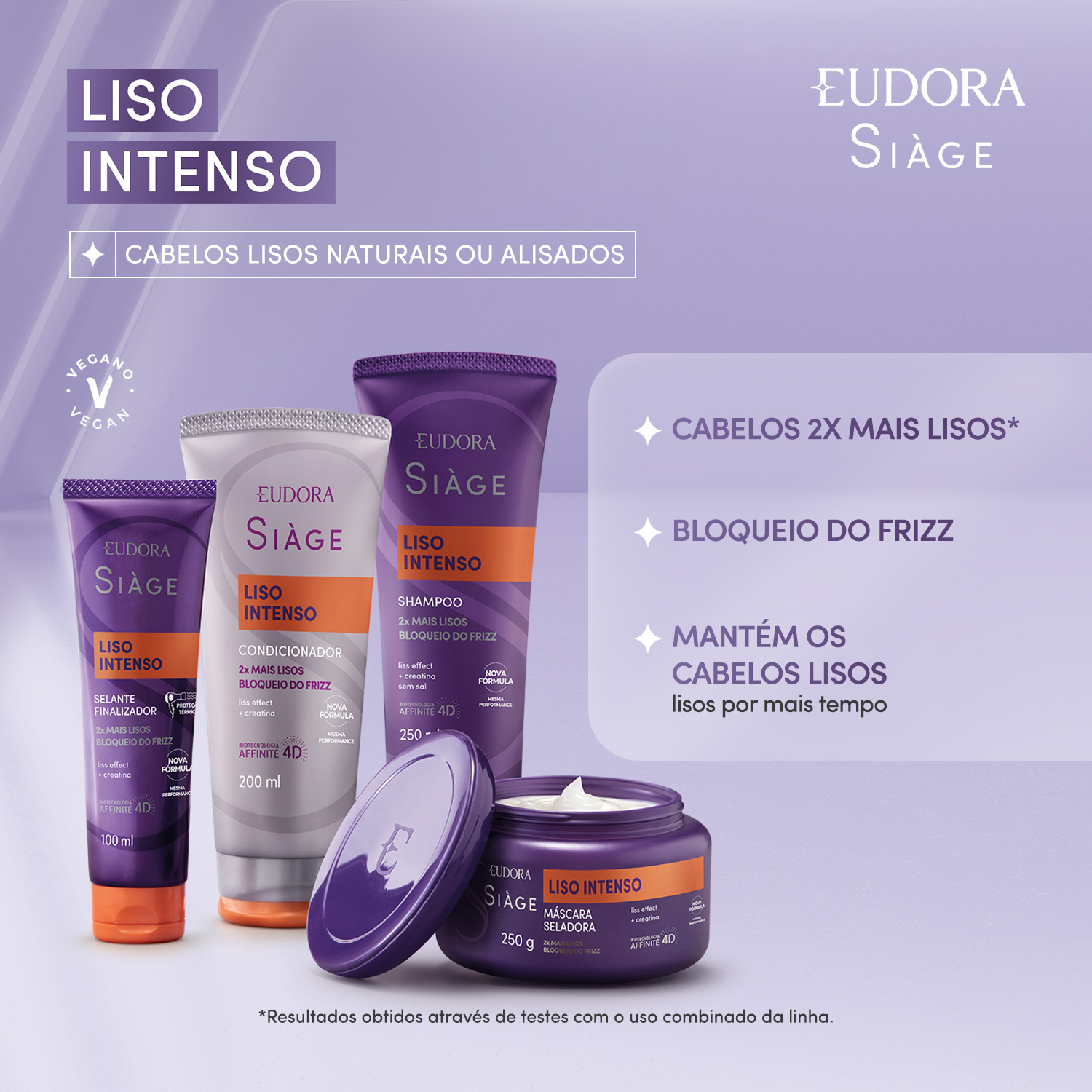 Máscara Capilar Siàge Liso Intenso 250g