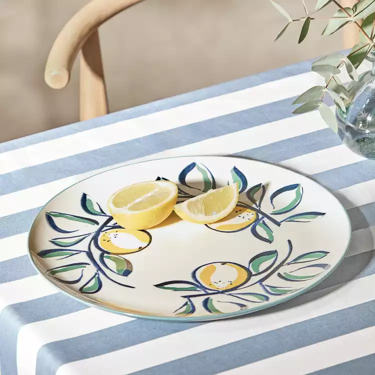 Habitat Stoneware Serving Platter - White