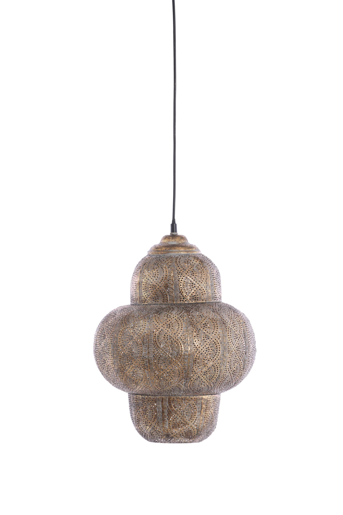 Light & Living hanglamp RYOTA - bruin - Ø30.5x41cm