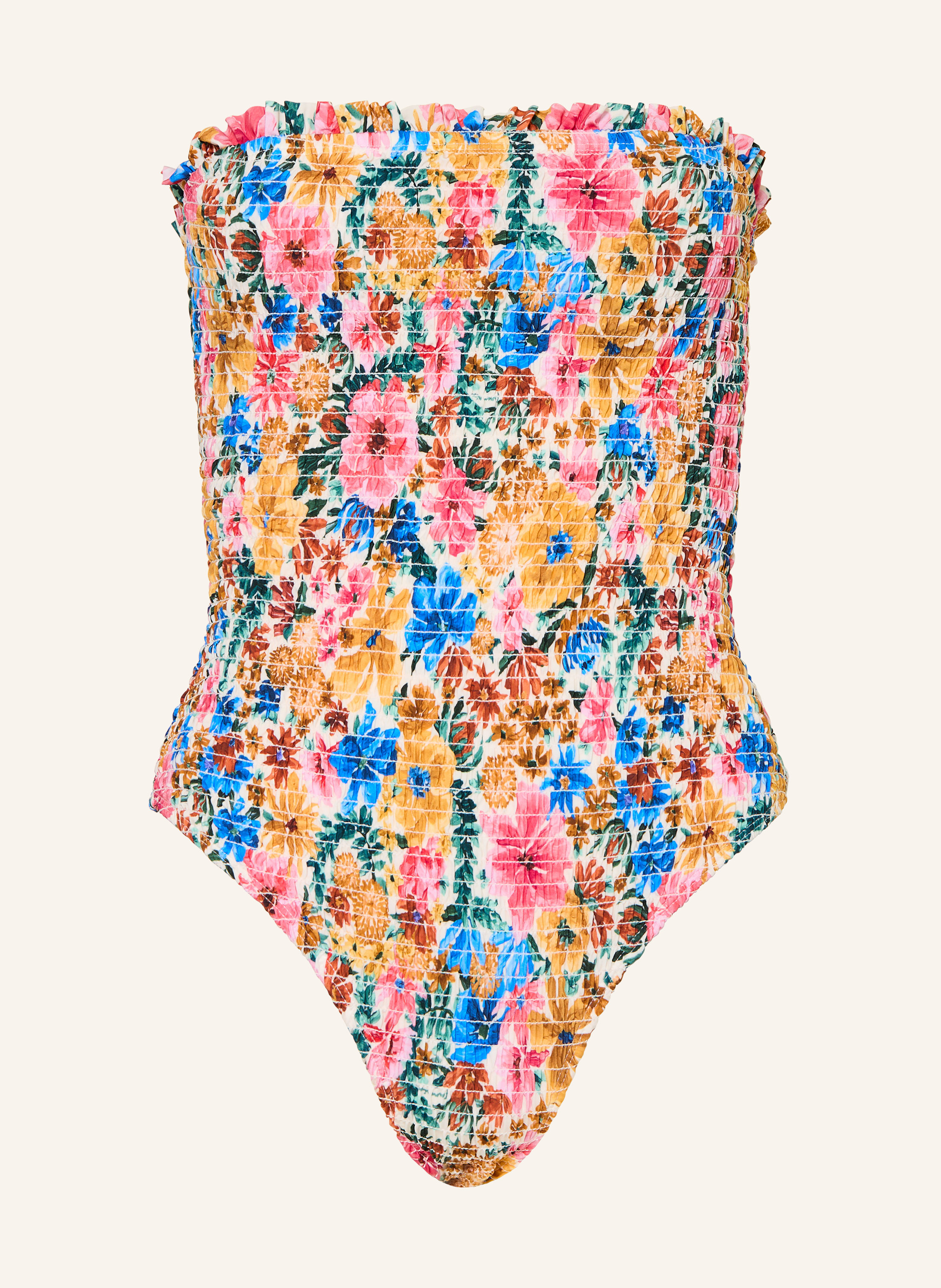 FARM RIO Bandeau-Badeanzug FLORALINE