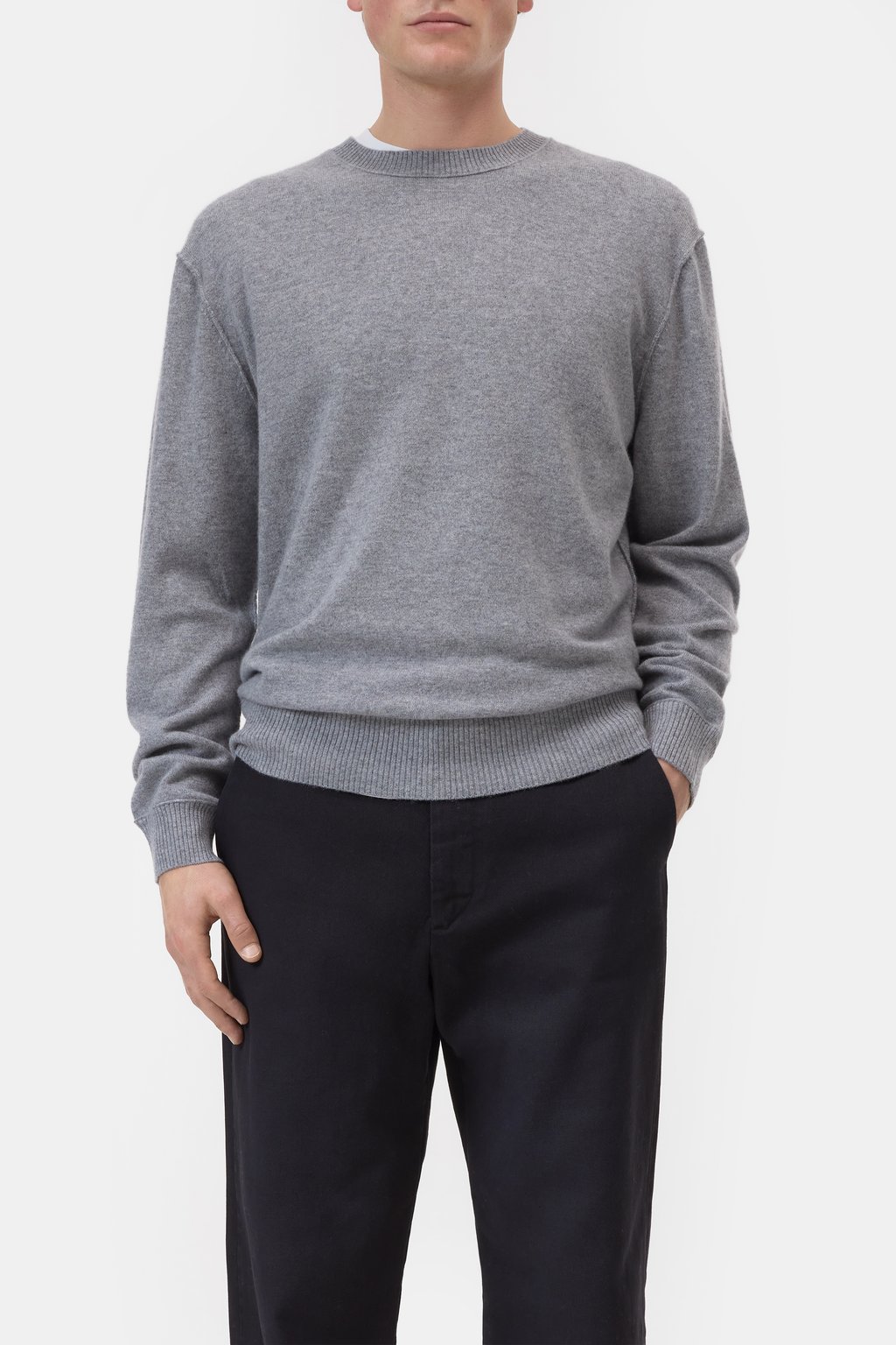 Crewneck aus reinem Cashmere