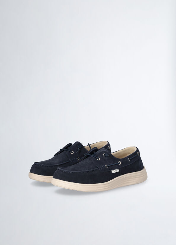 Mocassini casual in suede