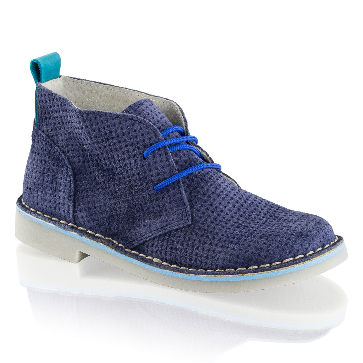 Russell & Bromley GOBI PERF Lace Up Desert Boot
