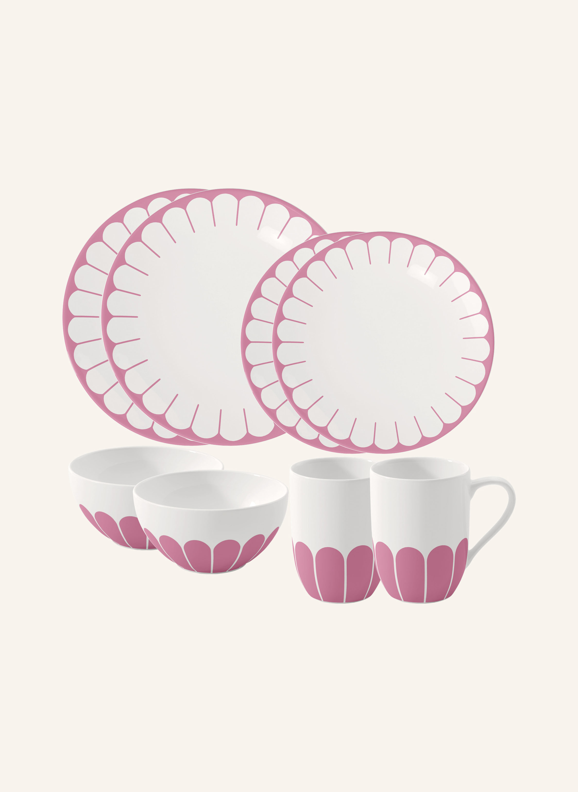 Villeroy & Boch Starter-Set 8tlg. FLEUR CASSIS
