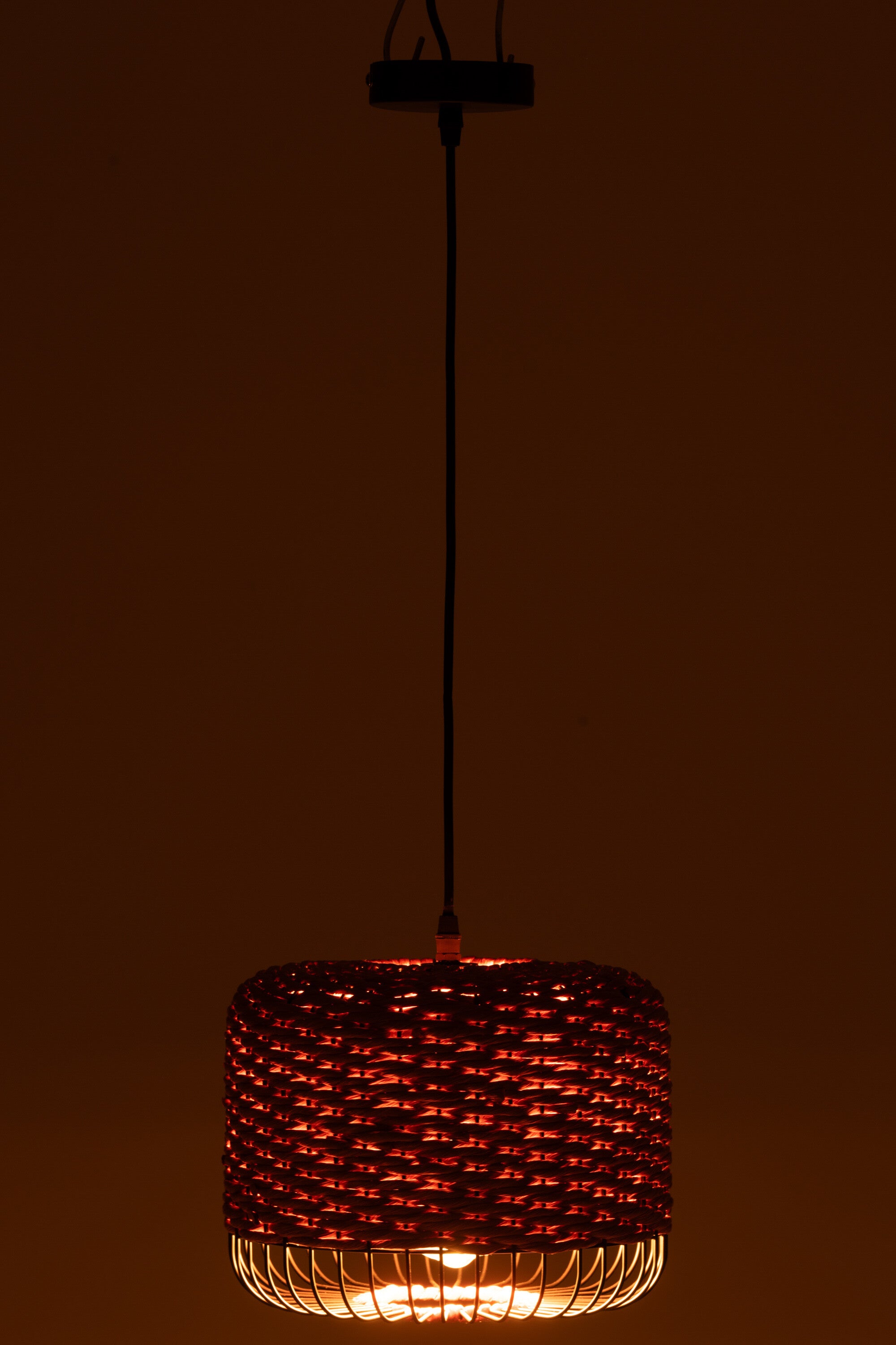 J-Line hanglamp - metaal - oranje