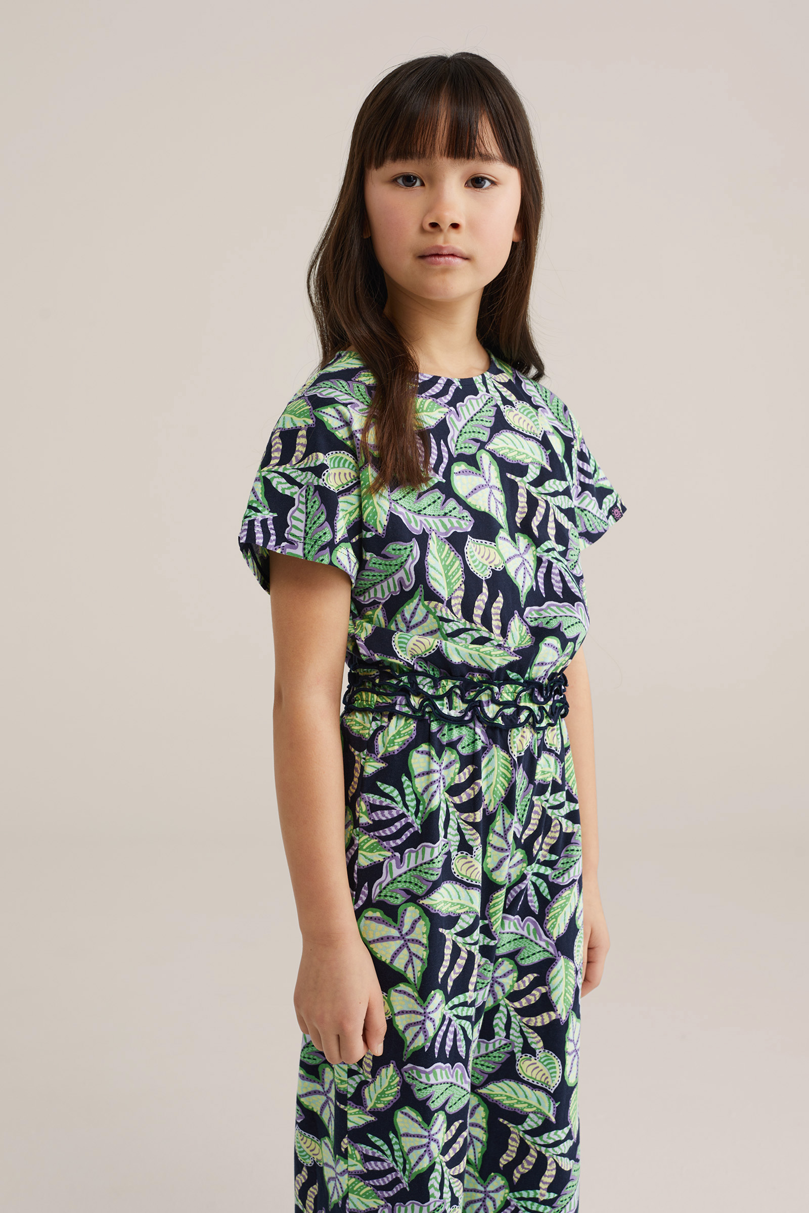 Meisjes jumpsuit met stretch