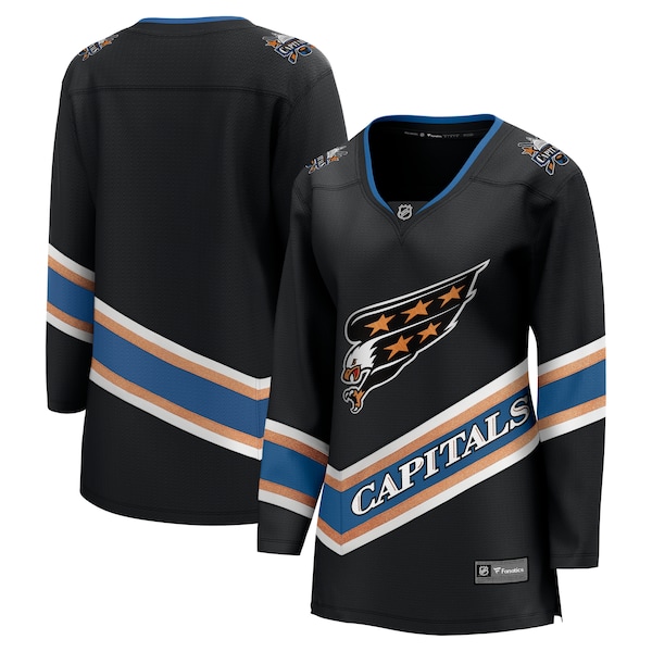 Washington Capitals  Women's Alternate 50th Anniversary Breakaway Jersey - Black