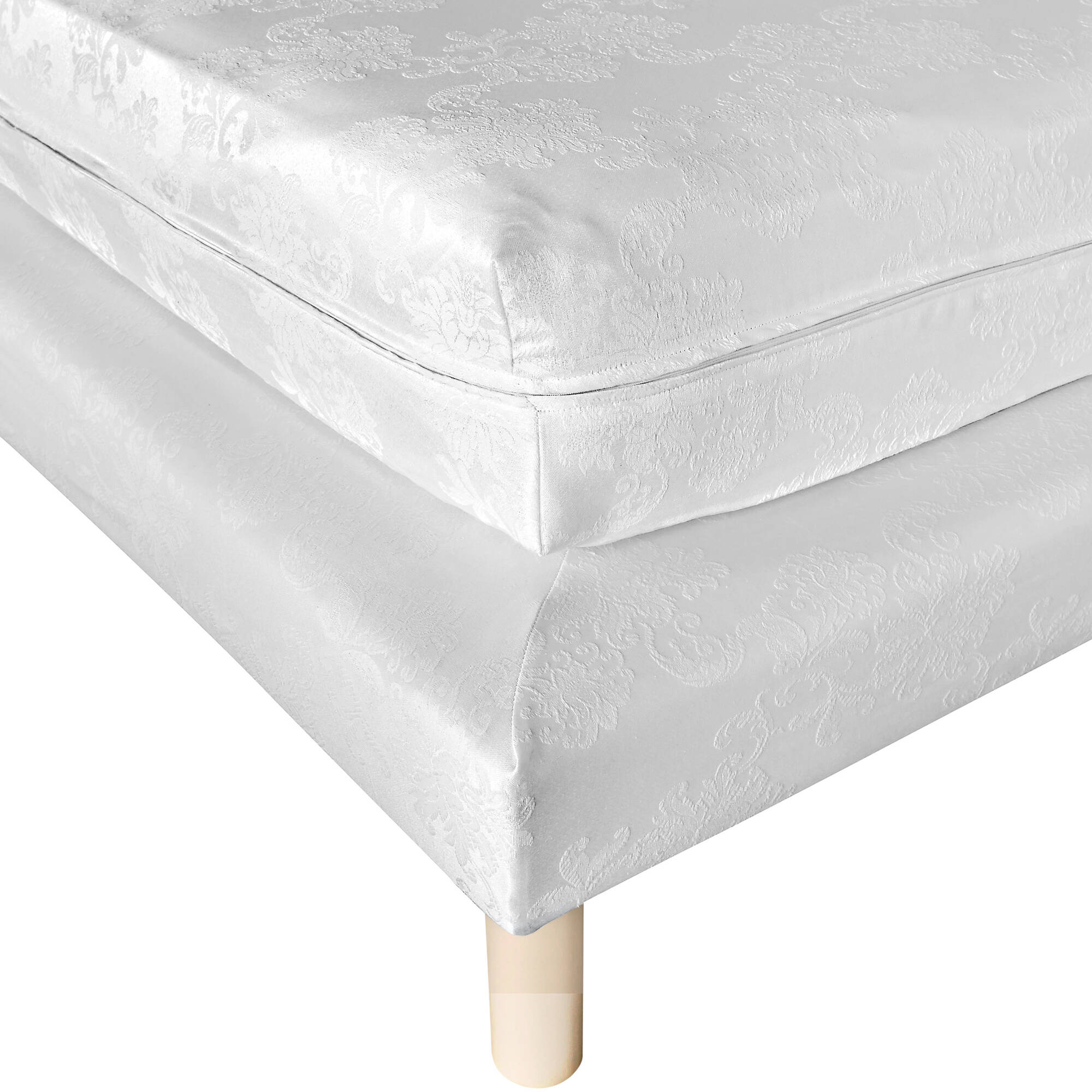 Housse de matelas ou sommier coutil médaillons 18 cm