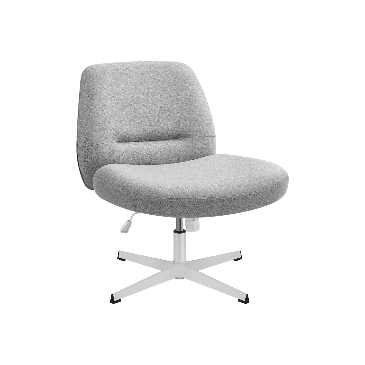 Chaise de bureau tissu coton-lin