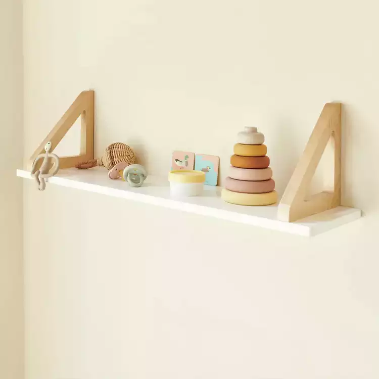 Great Little Trading Company This Way Wall Shelf - Natural