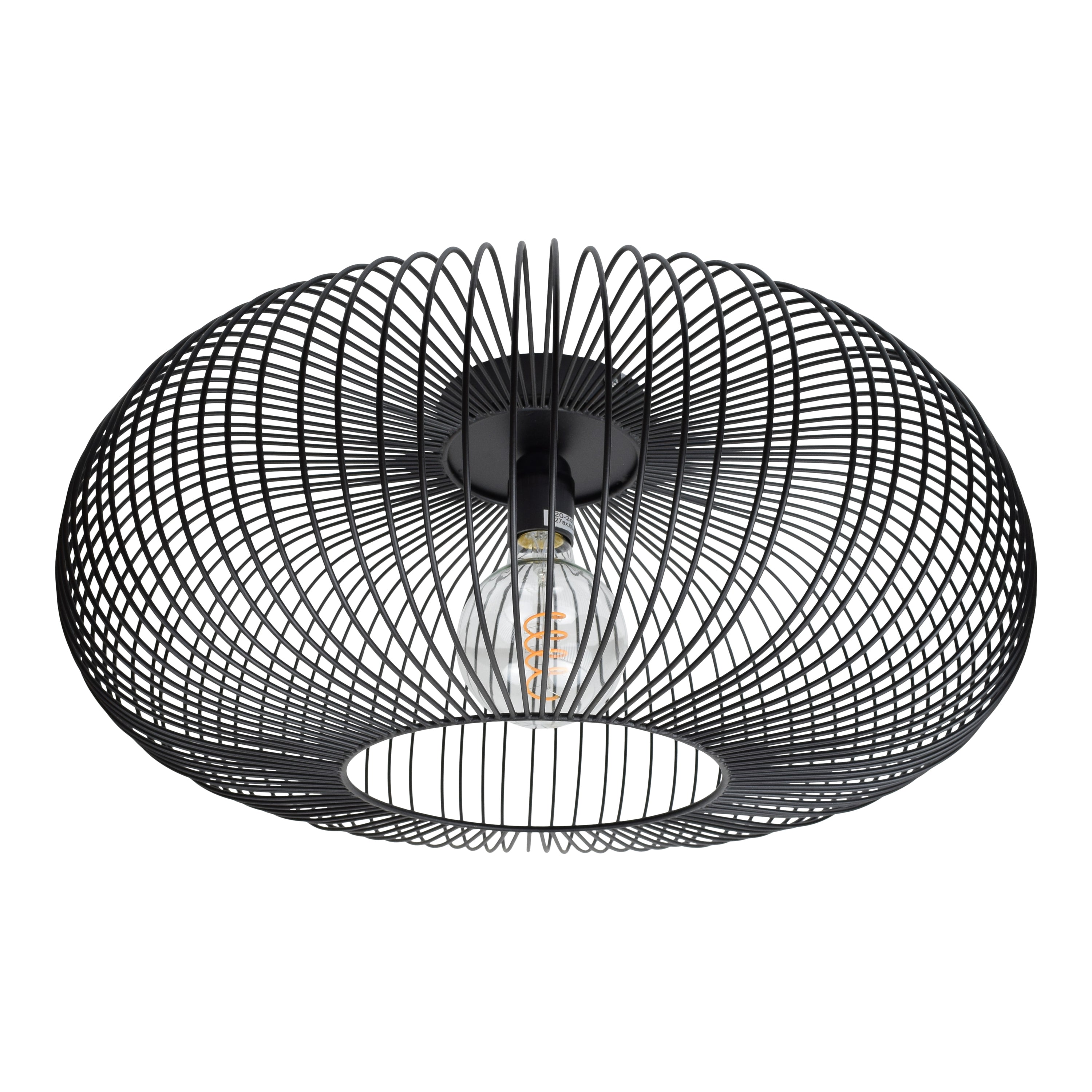 Urban Interiors Meya plafondlamp XL – Metaal – Zwart – Ø50