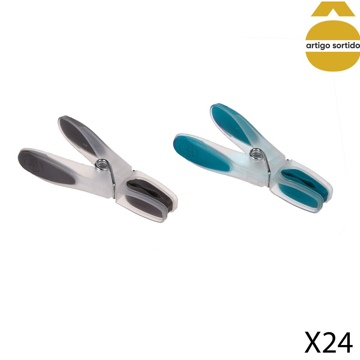 Conjunto de 24 molas coloridas