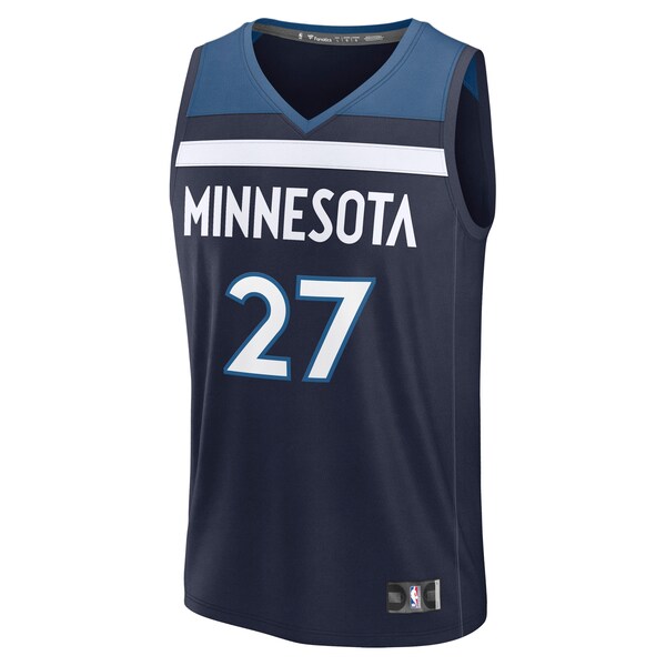 Rudy Gobert Minnesota Timberwolves  Fast Break Replica Player Jersey - Icon Edition - Navy