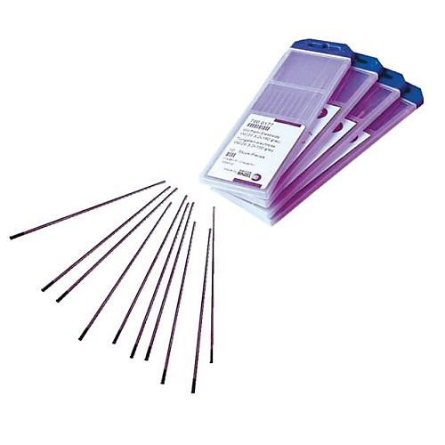 10 électrodes tungstène LANTHANE 1,5 % diamètre 2,4 x 150mm - ABICOR BINZEL - 700.0933